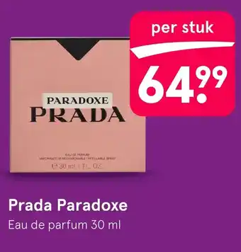 Etos Prada Paradoxe aanbieding