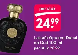 Etos Lattafa Opulent Dubai en Oud aanbieding