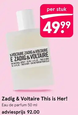 Etos Zadig & Voltaire This is Her! aanbieding