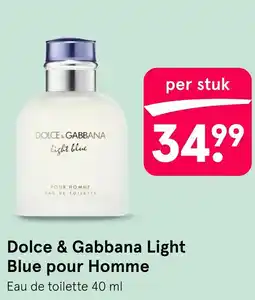 Etos Dolce & Gabbana Light Blue pour Homme aanbieding