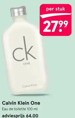 Etos Calvin Klein One aanbieding