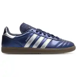 Foot Locker Adidas Samba Kindersneakers - Blauw - Maat 38 2/3 - Leer aanbieding