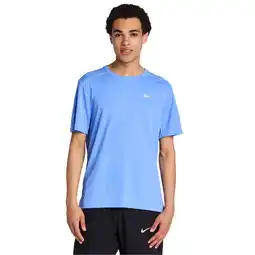 Foot Locker Nike Miler T-shirts Heren - Blauw - Maat L - Poly Jersey aanbieding