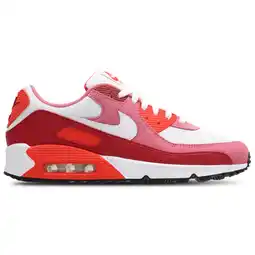 Foot Locker Nike Air Max 90 Sneakers Heren - Rood - Maat 42.5 - Mesh/Synthetisch aanbieding