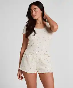 Hunkemoller Hunkemöller Daisy Pyjama Short Wit aanbieding