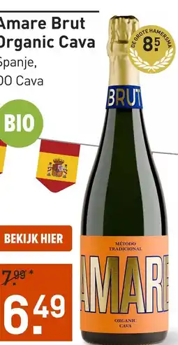 Gall & Gall Amare Brut Organic Cava aanbieding