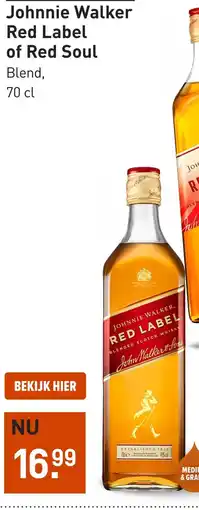 Gall & Gall Johnnie Walker Red Label aanbieding