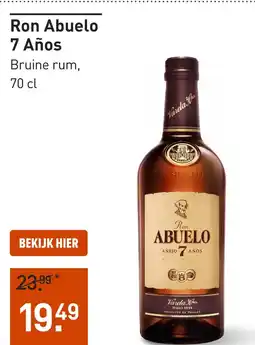 Gall & Gall Ron Abuelo 7 Años aanbieding