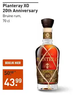 Gall & Gall Planteray XO 20th Anniversary aanbieding