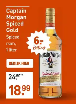 Gall & Gall Captain Morgan Spiced Gold aanbieding
