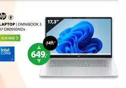 Expert HP OmniBook 3 Laptop 17-dk0930ndx aanbieding