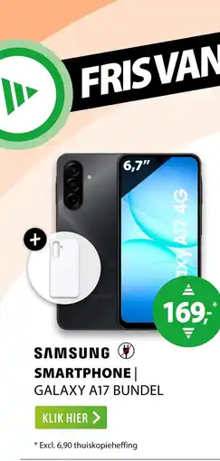 Expert Samsung Galaxy A17 128GB 4G + Clear Case aanbieding