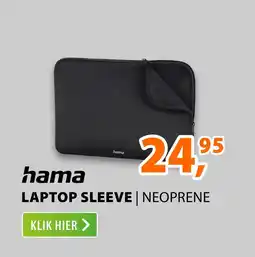 Expert Hama Laptop sleeve Neoprene 15,6 Zwart aanbieding