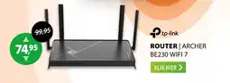 Expert TP-Link Archer BE230 Wifi 7 aanbieding