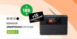 Expert Kenwood CR-ST120S Zwart aanbieding