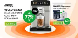 Expert DeLonghi ECAM450.65S Eletta Explore Cold Brew aanbieding