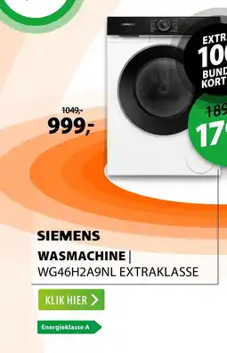 Expert Siemens WG46H2A9NL extraKlasse aanbieding