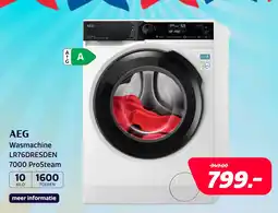 Electroworld AEG Wasmachine LR76DRESDEN 7000 ProSteam aanbieding