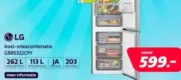 Electroworld LG GBBS322CPY aanbieding
