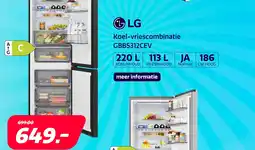Electroworld LG GBBS312CEV aanbieding