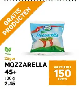 Ekoplaza MOZZARELLA 45+ aanbieding