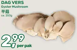Amazing Oriëntal Dag vers oyster mushroom aanbieding