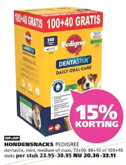Ranzijn Pedigree dentastix aanbieding