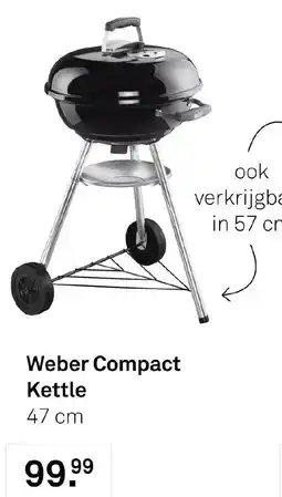 Karwei Weber compact kettle aanbieding