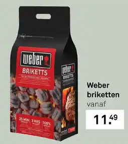 Karwei Weber briketten aanbieding