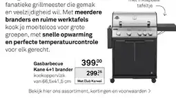 Karwei Kane gasbarbecue 4+1 brander aanbieding