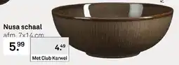 Karwei Nusa schaal aanbieding