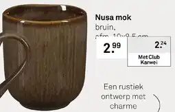 Karwei Nusa mok aanbieding