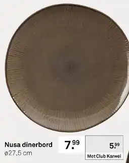 Karwei Nusa dinerbord aanbieding