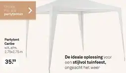Karwei Partytent Caribe aanbieding