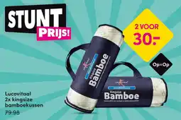 DA Lucovitaal kingsize bamboekussens aanbieding