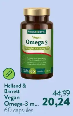 Holland & Barrett Holland & Barrett Vegan Omega-3 aanbieding