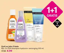DA Guhl en john frieda aanbieding