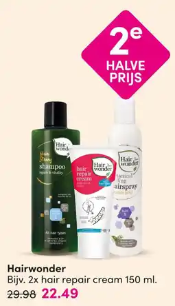 DA Hairwonder hair repair cream aanbieding