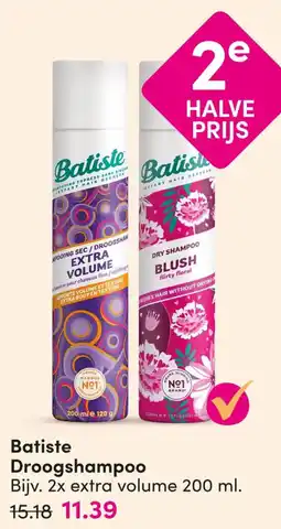 DA Batiste Droogshampoo aanbieding