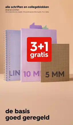 HEMA Alle schriften en collegeblokken aanbieding