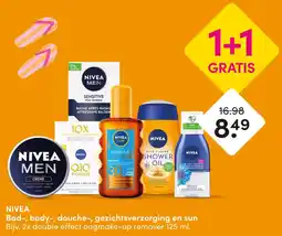 DA NIVEA Bad-, body-, douche-, gezichtsverzorging en sun aanbieding