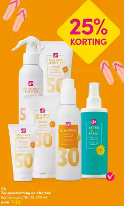 DA Da zonbescherming en aftersun aanbieding