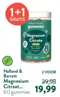 Holland & Barrett Holland & Barrett Magnesium Citraat aanbieding