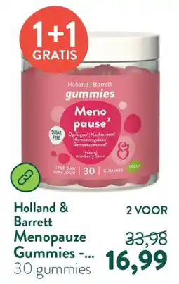 Holland & Barrett Holland & Barrett Menopauze Gummies aanbieding