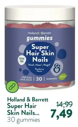 Holland & Barrett Holland & Barrett Super Hair Skin Nails aanbieding