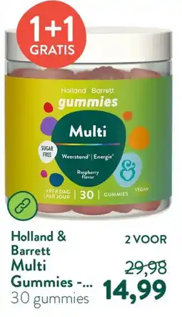 Holland & Barrett Holland & Barrett Multi Gummies aanbieding