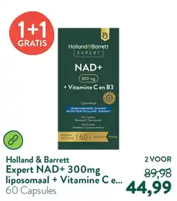 Holland & Barrett Holland & Barrett Expert NAD+ 300mg aanbieding