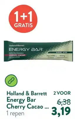 Holland & Barrett Holland & Barrett Energy Bar aanbieding