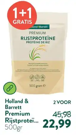 Holland & Barrett Holland & Barrett Premium Rijstproteïne aanbieding