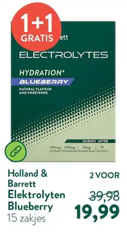 Holland & Barrett Holland & Barrett Elektrolyten Blueberry aanbieding